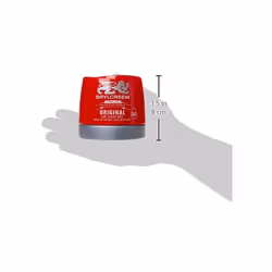 3 X Brylcreem Original Hair Dressing Cream Red Tub Mens Styling Cream 250ml