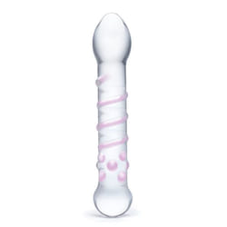 Glas Toys Spiral Staircase Classic dildo Transparent Glass 185 mm 10.7 cm