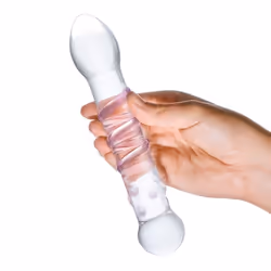 Glas Toys Spiral Staircase Classic dildo Transparent Glass 185 mm 10.7 cm