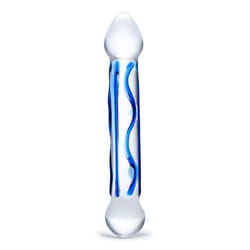 Glas Toys 4890808205600 dildo Classic dildo Transparent Glass 165 mm 9.5 cm