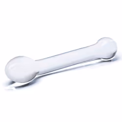 Glas Toys Slimline Classic dildo Vaginal sex Transparent Glass 203 mm 11.4 cm