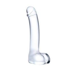 Glas Toys 4890808219249 dildo Classic dildo Transparent Glass 177 mm 9.5 cm
