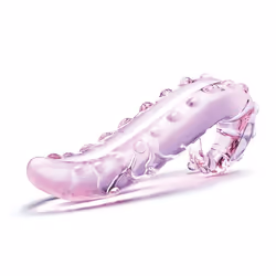Glas Toys Lick-it Fantasy dildo Pink Glass 152 mm 3.8 cm