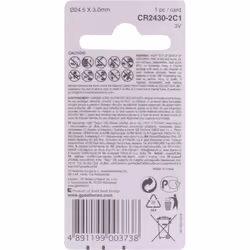 GP Batteries Lithium Cell Lithium CR2430 - 1 Single-use battery - Additional view 5