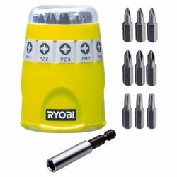 Ryobi RAK10SD Screwdriver Bit Set (10 Piece)