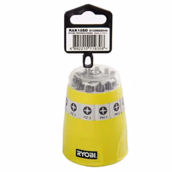 Ryobi RAK10SD Screwdriver Bit Set (10 Piece)