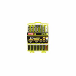 Ryobi RAK10JSBWM Jigsaw Blade Set (10 Piece), Silver