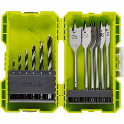 Ryobi RAK12SWD Wood Drill Bit Set
