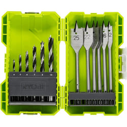 Ryobi RAK12SWD Wood Drill Bit Set