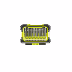 RAK15MSD Screwdriver Bit Set (15 Piece), Light Green and Black, One Size, 50 mm