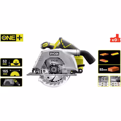 Ryobi R18CS-0 ONE+ 18 V Cordless Circular Saw, 165 mm (Body Only)