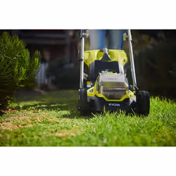 Ryobi 18V ONE+ Cordless Lawnmower and Grass Trimmer Kit (1 x 4.0Ah) Lawnmower & Grass Trimmer with 4.0Ah Battery Single