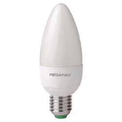 Megaman 143310 LED Candle Light Bulb Opal E27 ES 2800K - 5.5 Watt