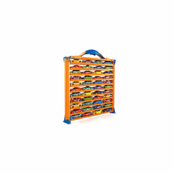 Hot Wheels Rack N' Track Cars & Toys Organizer Storage with 44 Compartments - Toy Display Case, Multi-Coloured, Cars are not ...