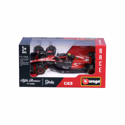 BBURAGO Alfa Romeo F1 Stake C43 Sports car model Preassembled 1:43