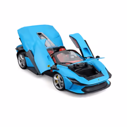 BBURAGO 1/18 FERRARI SIGNATURE - Daytona SP3 - Bleue