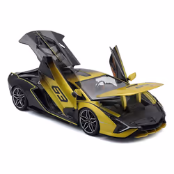 BBURAGO Lamborghini Sian FKP 37 1:18 Supercar model Preassembled