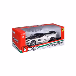 BBURAGO Ferrari FXX-K EVO 1:18 weiss Supercar model Preassembled