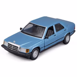 BBURAGO Mercedes Benz 190E 1987, City car model, Preassembled, 1:24, Mercedes Benz 190E, Any gender, Metal, Plastic