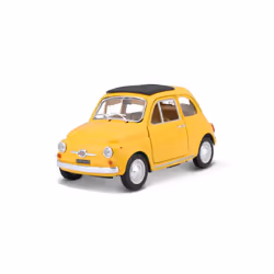 BBURAGO Fiat 500 F 1965, Classic car model, Preassembled, 1:24, Fiat 500F del 1965, Any gender, Metal, Plastic