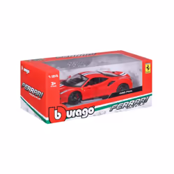 BBURAGO Ferrari 488 Pista Supercar model Preassembled 1:24