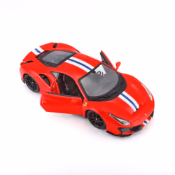BBURAGO Ferrari 488 Pista Supercar model Preassembled 1:24 - Additional view 4