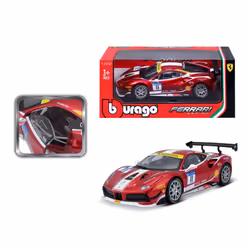 BBURAGO Ferrari 488 Challenge Sports car model Preassembled 1:24
