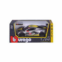 BBURAGO Chevrolet Corvette C8R Supercar model Preassembled 1:24