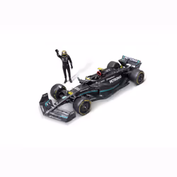 BBURAGO Mercedes W14 E Performance #44, Sports car model, Preassembled, 1:24, AMG F1 W14 E, Any gender, Metal, Plastic