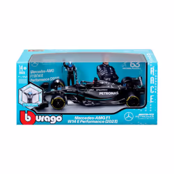 BBURAGO Mercedes W14 E Performance #44 Sports car model Preassembled 1:24 - Additional view 4