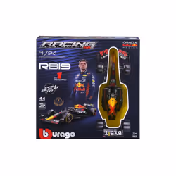 BBURAGO 1/24 KIT A MONTER RACING F1 SF 2023 - avec casque et stand Red Bull RB19 #Verstappen