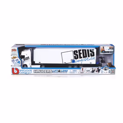 BBURAGO Mercedes-Benz 1:43 Lift & Load Truck/Trailer model Preassembled