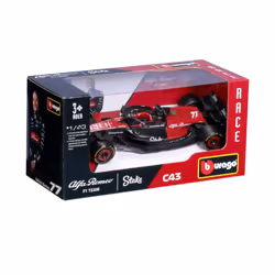 BBURAGO Alfa Romeo C43 (2023) - #77 Bottas Sports car model Preassembled 1:43
