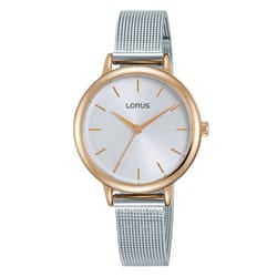 Ladies Watch with Polished Rose Gold Plated Case
