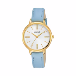 Lorus Blue Leather Strap Women's Watch