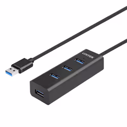UNITEK Y-3089, USB 3.2 Gen 1 (3.1 Gen 1) Type-A, USB 3.2 Gen 1 (3.1 Gen 1) Type-A, 5000 Mbit/s, Black, 1 pc(s), Box