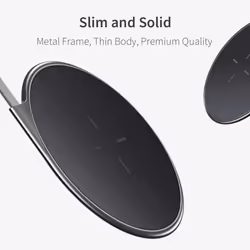 ESR Wireless Charger, 10W Ultra-Slim 0.2inch [Metal Frame] Qi Wireless Charger for iPhone Xs/Xs Max/XR/X/iPhone 8/8 Plus, Fast-Charging for Galaxy...