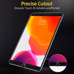 ESR Screen Protector for iPad 8th Generation 10.2 (2020)/7th Gen (2019)/Air 3 (2019)/Pro 10.5 (2017)[Free Installation Frame], [Scratch-Resistant] 9H
