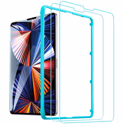 ESR Screen Protector for iPad Pro 12.9 inch (2021/2020/2018) [Face ID Compatible] [Easy Installation Frame] 9H-Hard HD Clear  ...