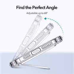 ESR Boost Phone Kickstand  Vertical and Horizontal Stand  Adjustable Angle  Compatible with iPhone 16/16 Plus/16 Pro/16 Pro Max  iPhone 15/14/13/12 Se