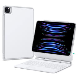 ESR iPad Air 11 Inch Case with Keyboard (M2  2024)  Easy-Set Magnetic Stand  Portrait/Raised Modes for iPad Pro 11/Air 6th/Air 5th/4th Gener