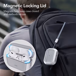 for AirPods Pro 2 Case, MagSafe Charging, for Airpods Pro 2nd Generation/1st Gen (2023/2022/2019), Hybrid Drop