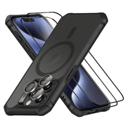 ESR for iPhone 15 Pro Case  Compatible with MagSafe  Set with 2 Screen Protectors and Single Lens Protectors  Air Guard Corners  Yellowing-Resistant A
