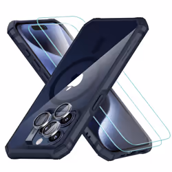 ESR for iPhone 15 Pro Case Compatible with MagSafe Set with 2 Screen Protectors and Single Lens Protectors Air Guard Corne ...