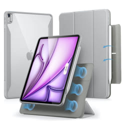 ESR for iPad Air 13 Inch Case M2(2024)  iPad Air 13 Case with Pencil Holder  Removable Magnetic Cover  Vertical Stand  Fully Supports Pencil Pro and P