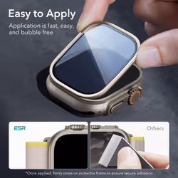 for Apple Watch Ultra 2/1 Screen Protector 49mm (2023/2022, 49 mm), Military Grade Protection, Tempered Glass Protector