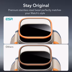 for Apple Watch Ultra 2/1 Screen Protector 49mm (2023/2022, 49 mm), Military Grade Protection, Tempered Glass Protector