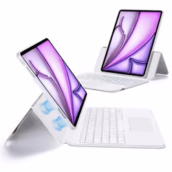 ESR Ascend for iPad Air 13 Inch 2024 Keyboard Case with Trackpad Magnetic Detachable Keyboard with Backlit Keys Fully Adju ...