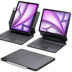 ESR iPad Air 13 Inch Keyboard (M2  2024)  iPad Air 13 Inch Case with Keyboard  Easy-Set Magnetic Stand  Portrait/Landscape Mode  Removable C