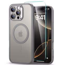 ESR for iPhone 16 Pro Max Case (4 in 1) Set  Translucent Matte Case with Screen Protector  Compatible with MagSafe  Military- ...